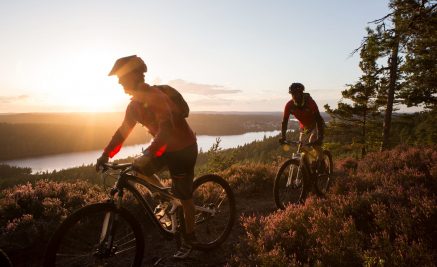 Start sykkelsesongen i Dalsland, Sverige